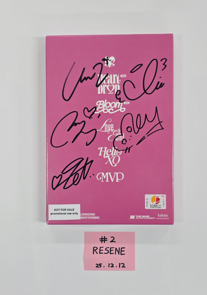 RESCENE "lip bomb", TripleS msnz  "Beyond Beauty", MIYEON "MY, Lover",  ALLDAY PROJECT "ALLDAY PROJECT" - Hand Autographed(Signed) Promo Album [25.12.12]