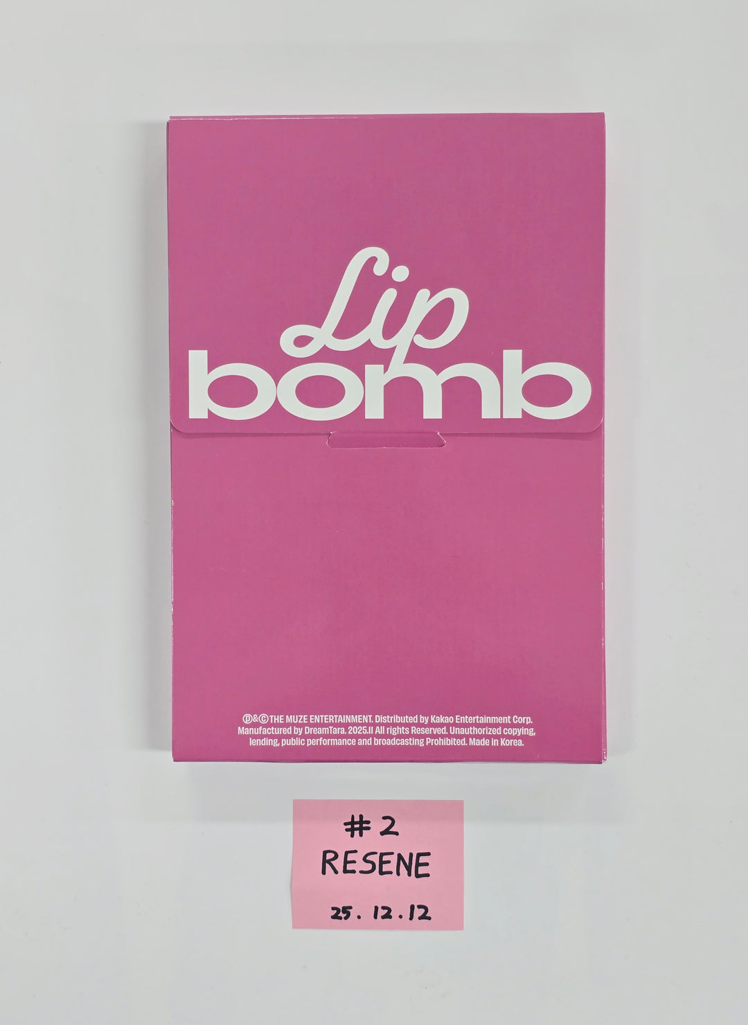 RESCENE "lip bomb", TripleS msnz  "Beyond Beauty", MIYEON "MY, Lover",  ALLDAY PROJECT "ALLDAY PROJECT" - Hand Autographed(Signed) Promo Album [25.12.12]