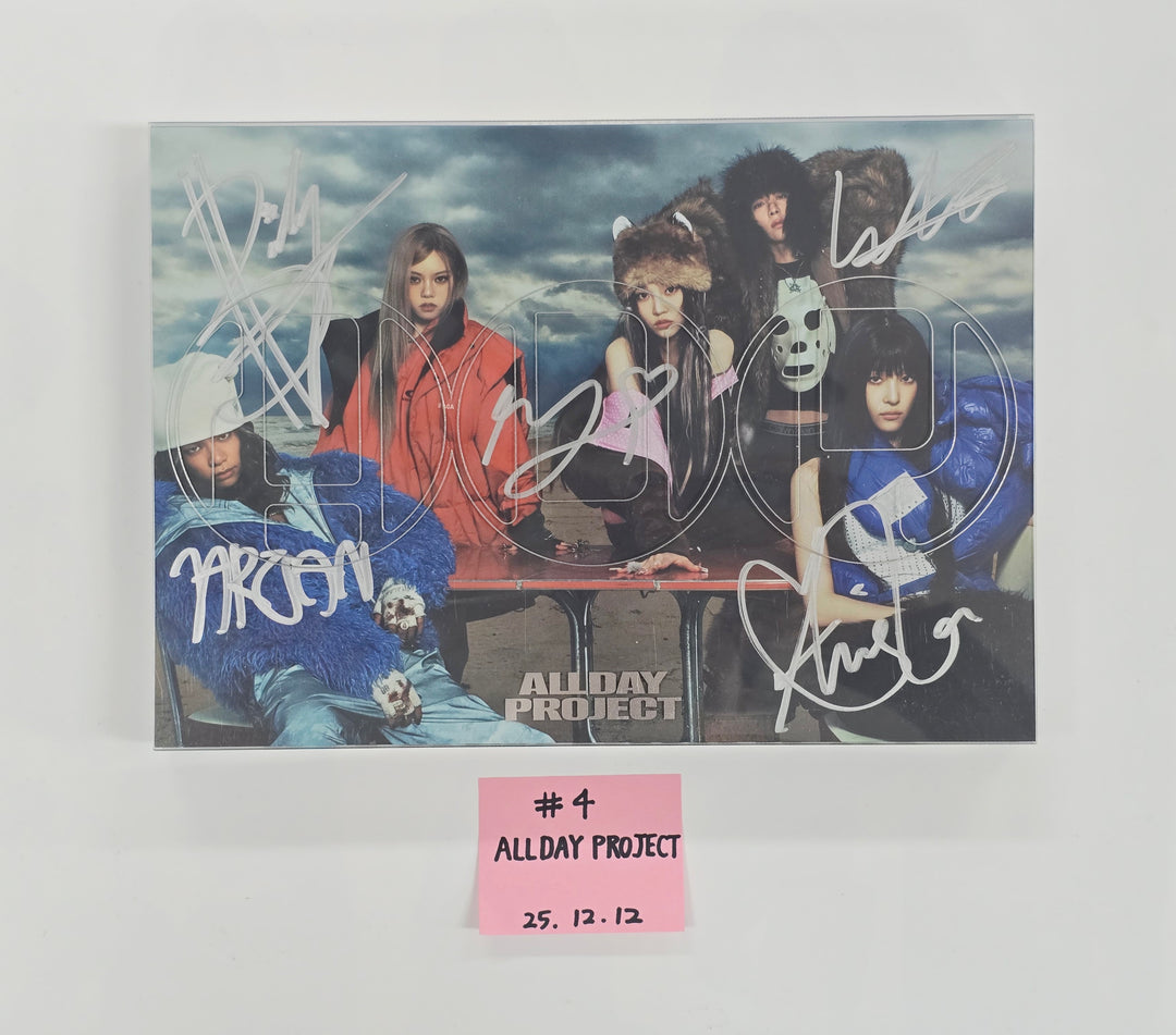 RESCENE "lip bomb", TripleS msnz  "Beyond Beauty", MIYEON "MY, Lover",  ALLDAY PROJECT "ALLDAY PROJECT" - Hand Autographed(Signed) Promo Album [25.12.12]