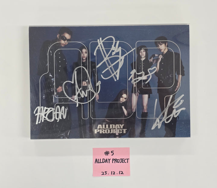 RESCENE "lip bomb", TripleS msnz  "Beyond Beauty", MIYEON "MY, Lover",  ALLDAY PROJECT "ALLDAY PROJECT" - Hand Autographed(Signed) Promo Album [25.12.12]