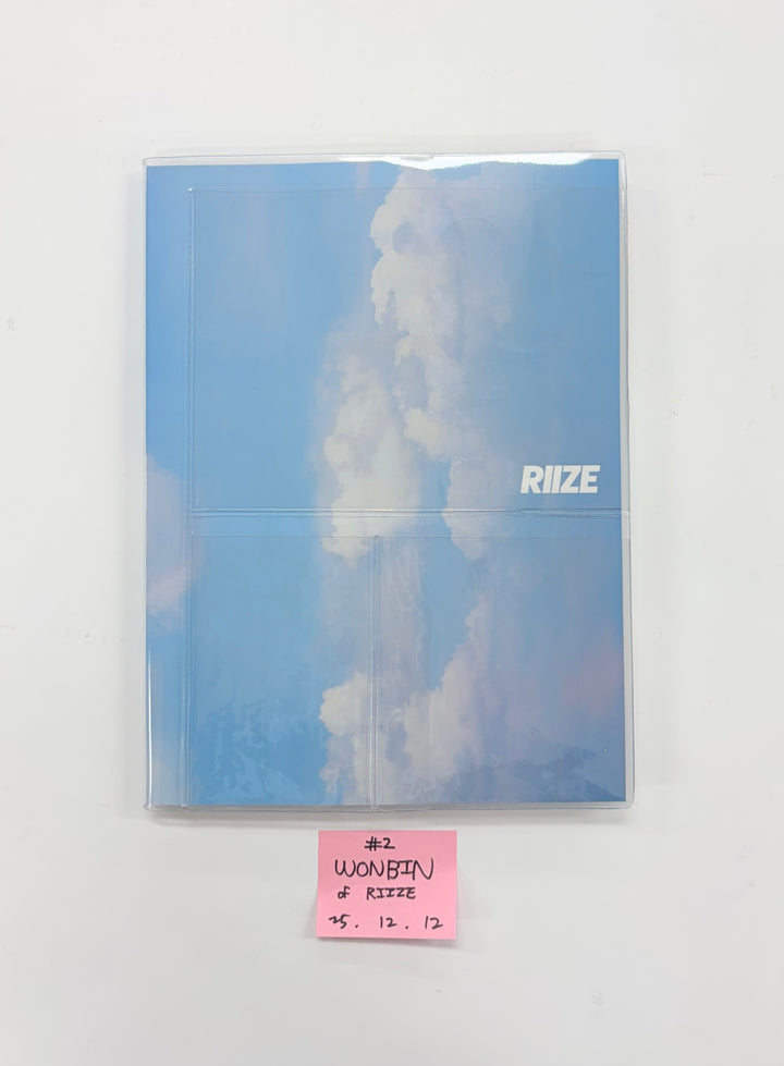 WONBIN (of RIIZE) "RIIZING" - Hand Autographed(Signed) Album [25.12.12]