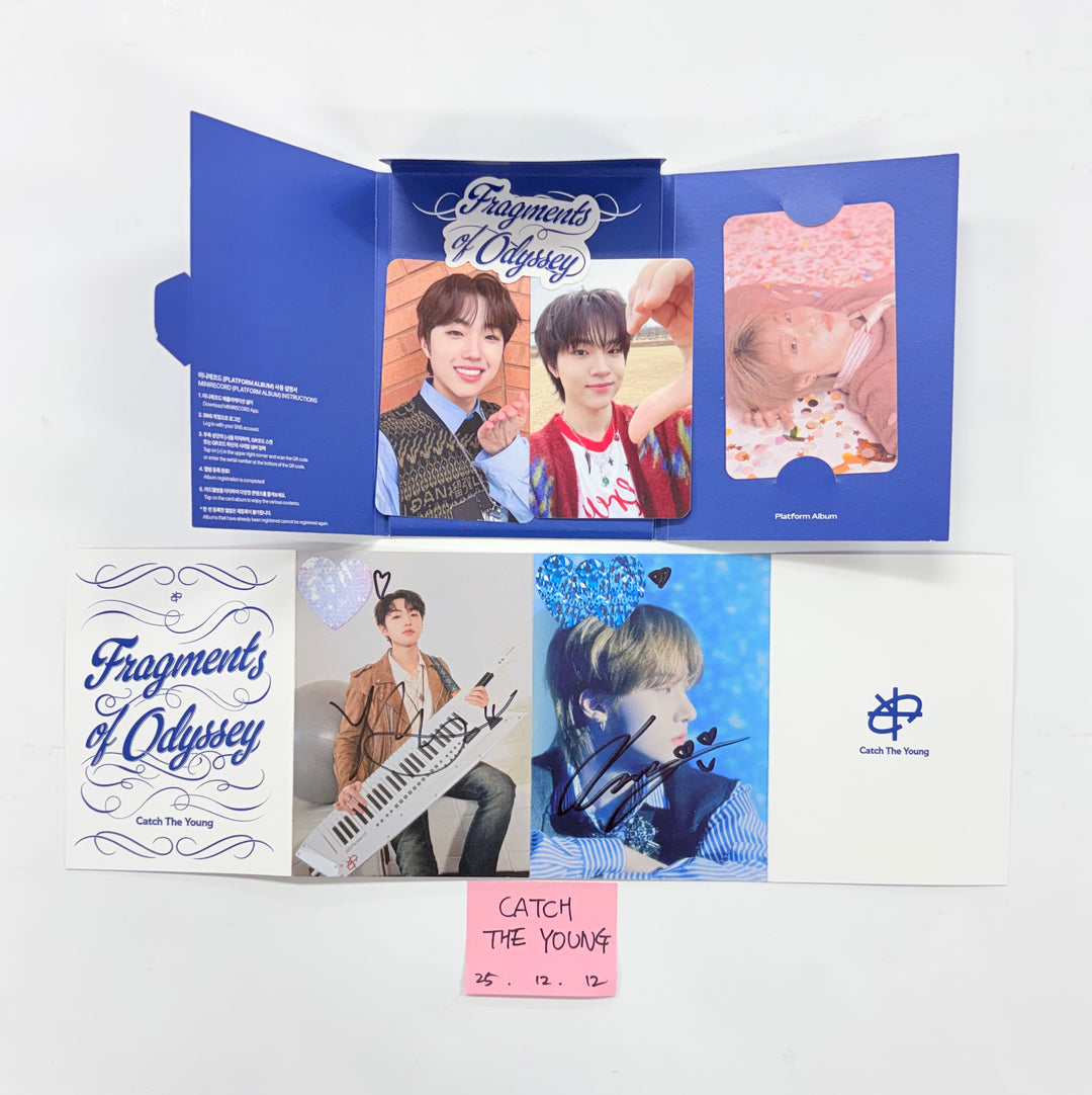 CATCH THE YOUNG "Catch The Young : Fragments of Odyssey" - Hand Autographed(Signed) Album [25.12.12]