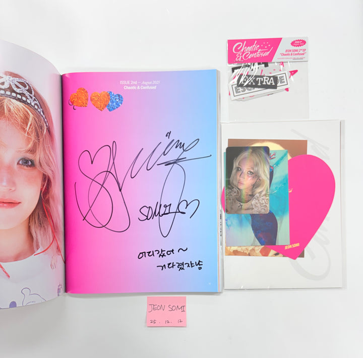 JEONSOMI "Chaotic & Confused" - Hand Autographed(Signed) Album [25.12.12]