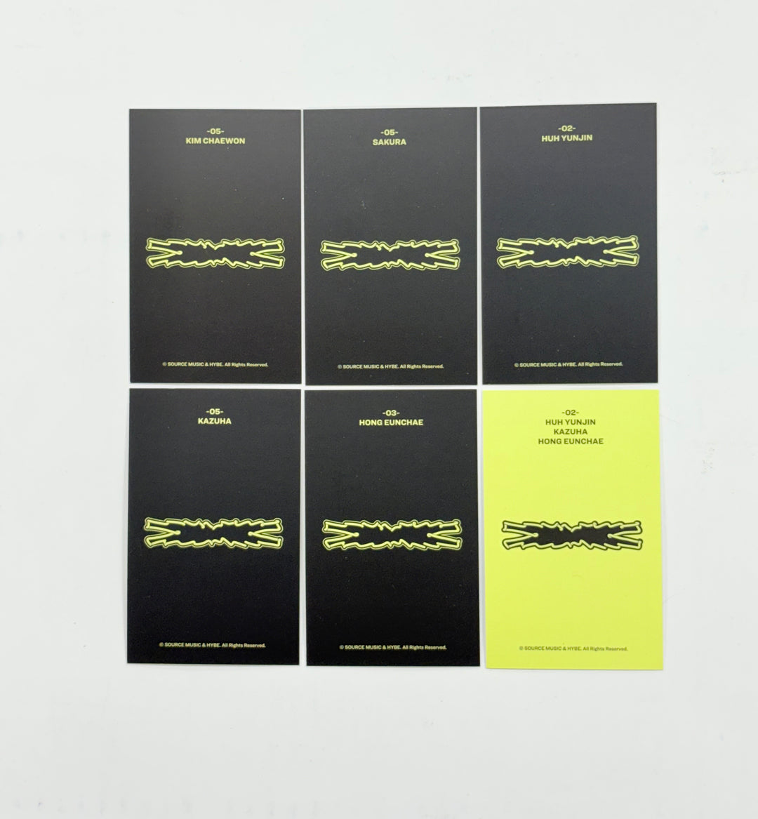 Le Sserafim "SPAGHETTI" -Instand Photocard [25.12.12]