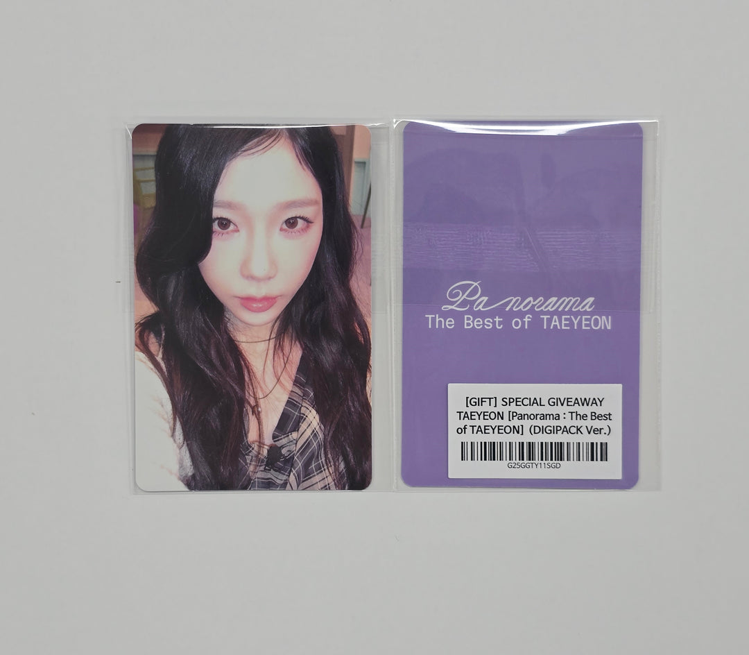 TAEYEON "Panorama" - SM Town Pre-Order Benefit Photocard (DIGIPACK Ver.) [25.12.12]