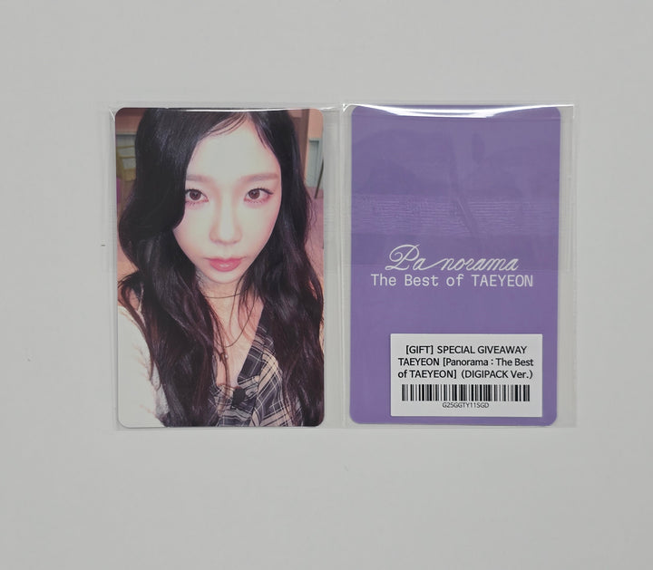 TAEYEON "Panorama" - SM Town Pre-Order Benefit Photocard (DIGIPACK Ver.) [25.12.12]