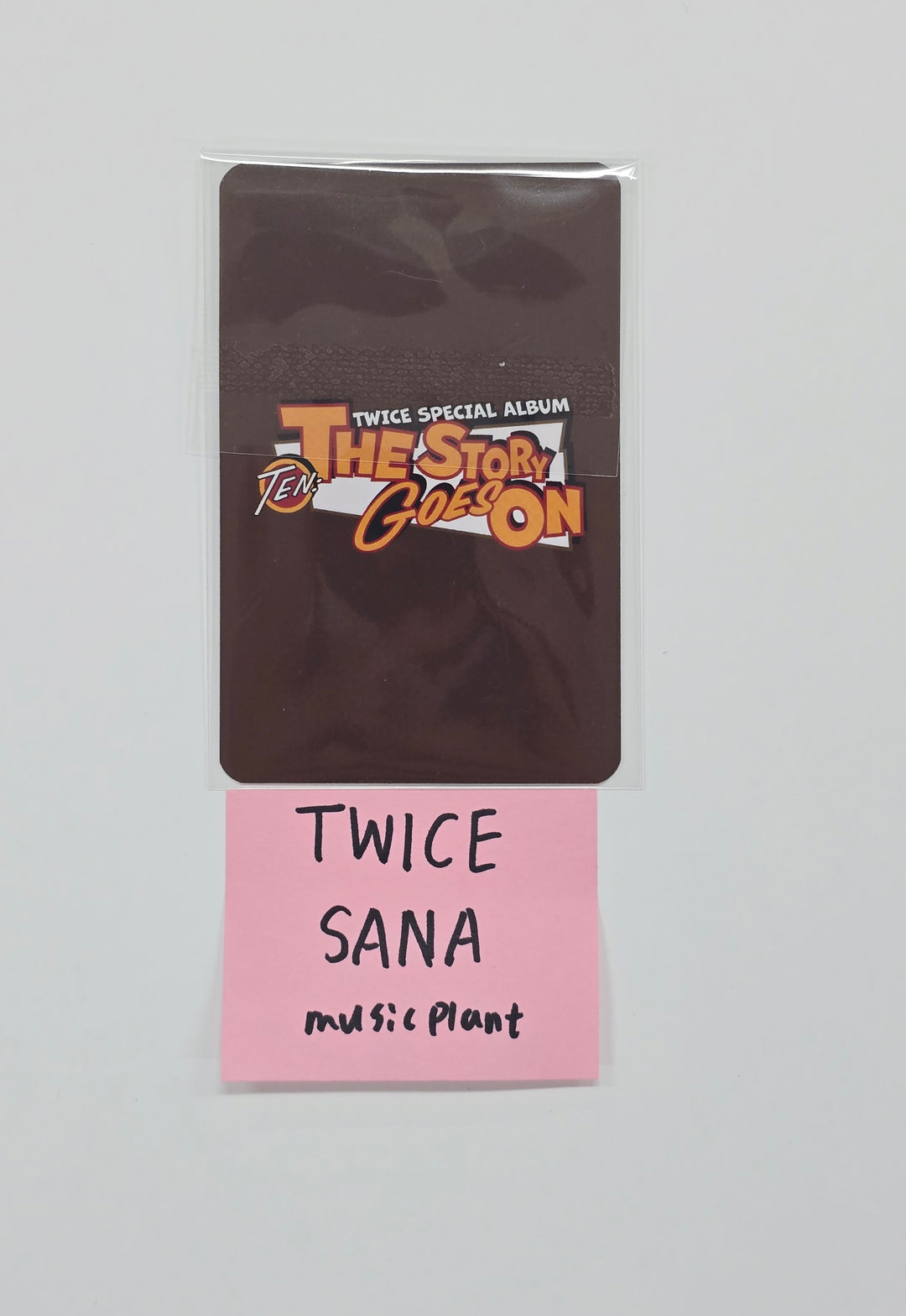 Sana (Of Twice) "Ten: The Story Goes On" - Music Plant Pre-Order Benefit Photocard [25.12.12]