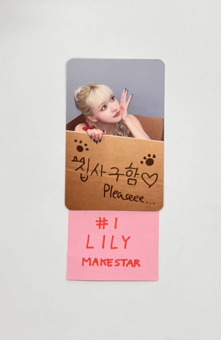 NMIXX "Blue Valentine" - Makestar Fansign Event Photocard (1) [25.12.12]