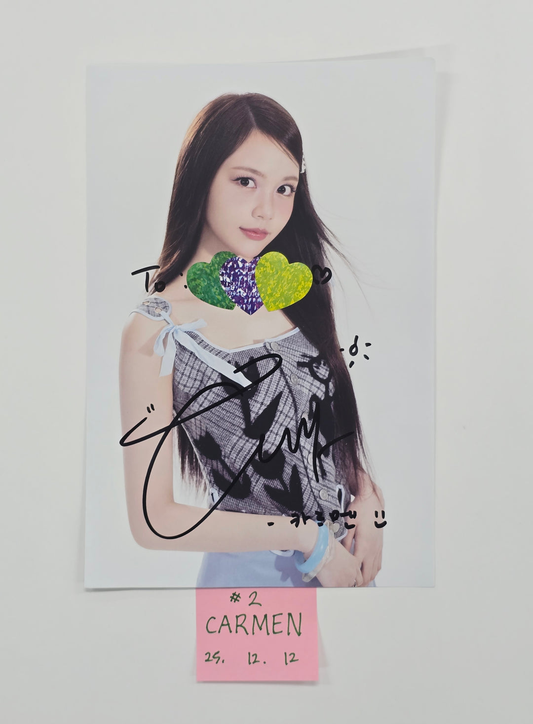Hearts2Hearts "FOCUS" - A Cut Page From Fansign Event Album [25.12.12]