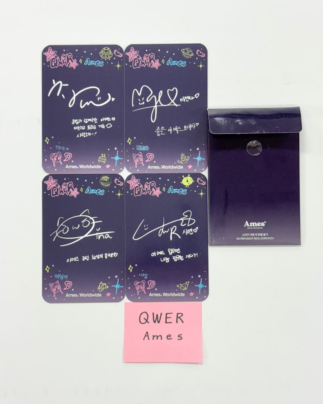 QWER - Ames Event Photocards Set (4EA) [25.12.12]