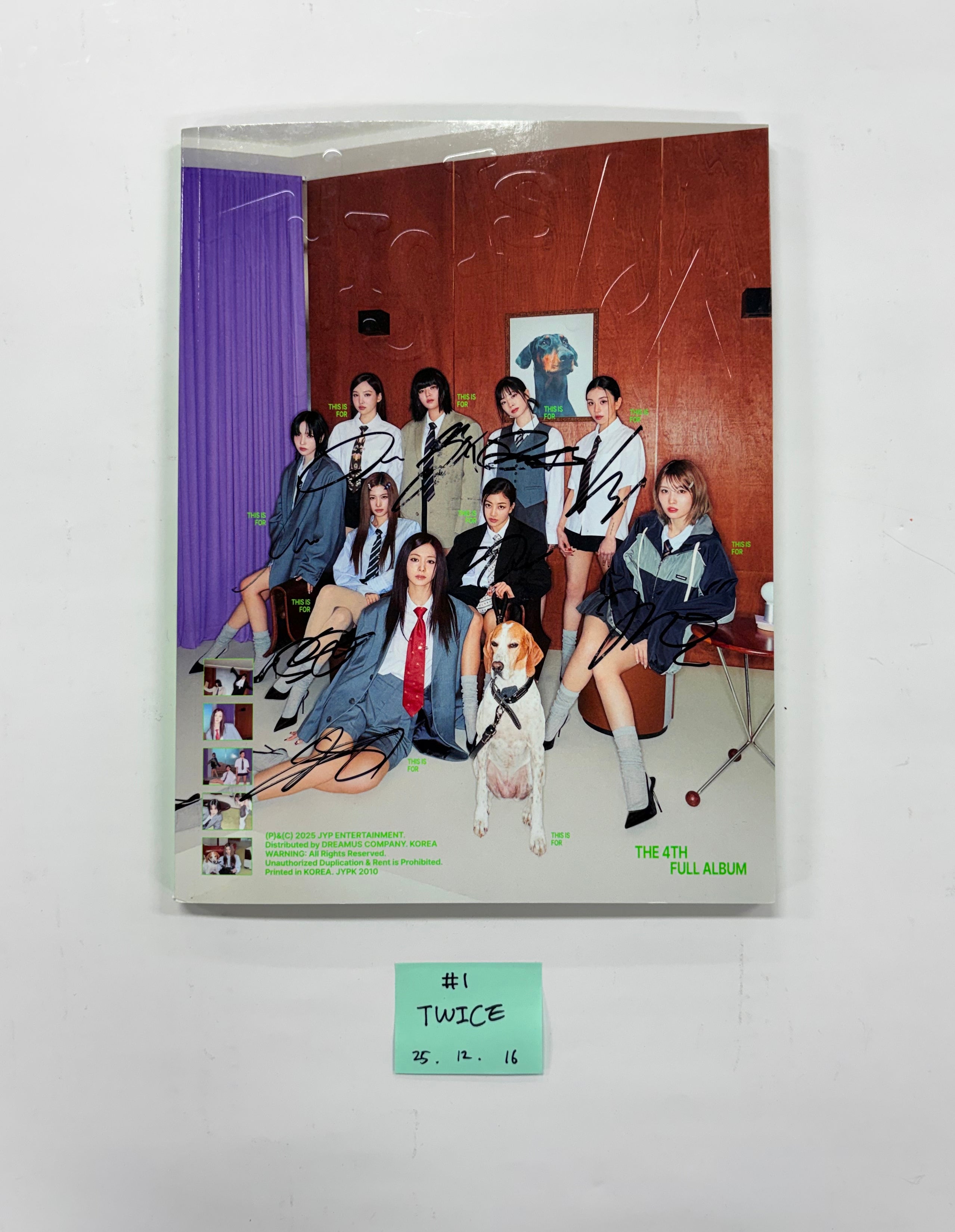 TWICE THIS IS FOR アメリカ盤 サイン FOR盤 TWICE THIS IS FOR アメリカ盤 サイン THIS盤