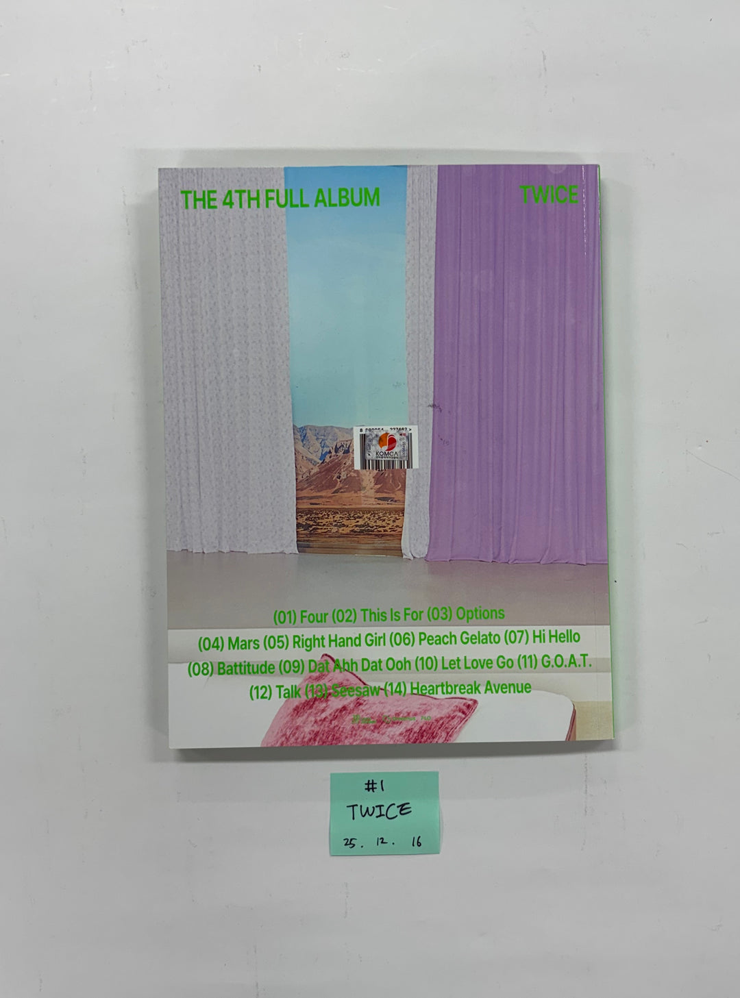 TWICE "THIS IS FOR" - Hand Autographed(Signed) Promo Album [25.12.15]