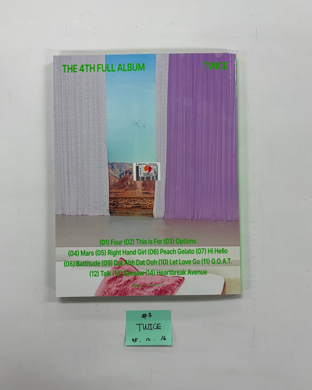 TWICE "THIS IS FOR" - Hand Autographed(Signed) Promo Album [25.12.15]