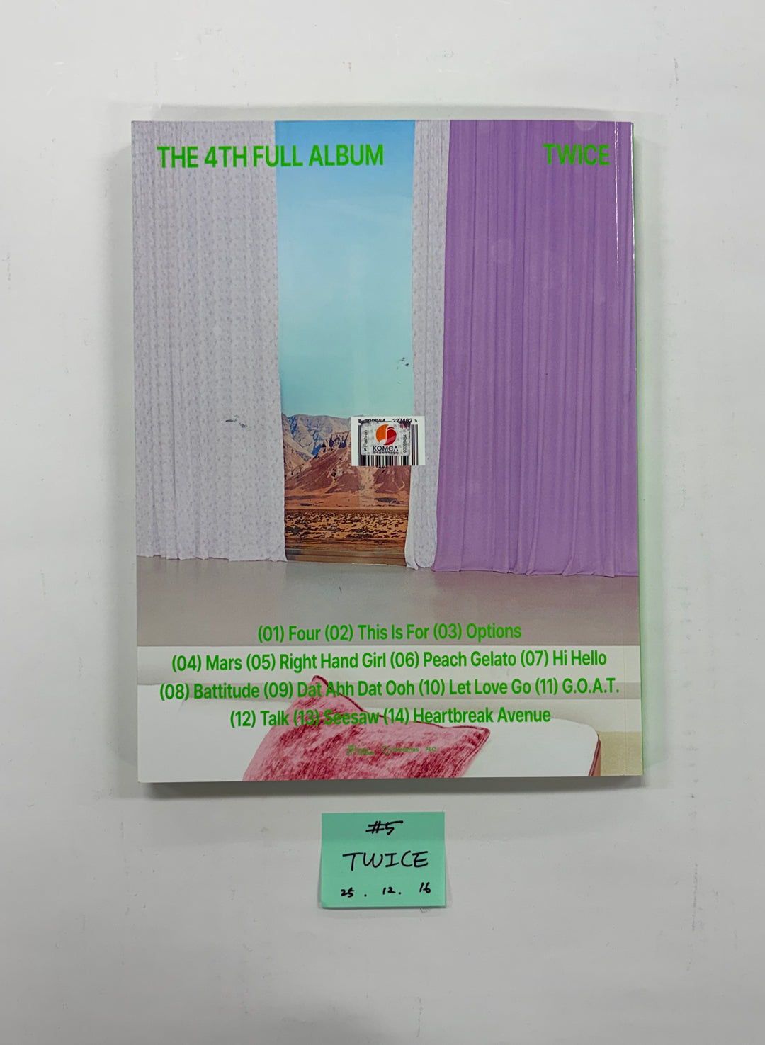 TWICE "THIS IS FOR" - Hand Autographed(Signed) Promo Album [25.12.15]