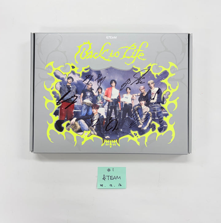 &TEAM "Back to Life" - Hand Autographed(Signed) Promo Album [25.12.15]