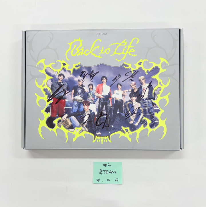&TEAM "Back to Life" - Hand Autographed(Signed) Promo Album [25.12.15]