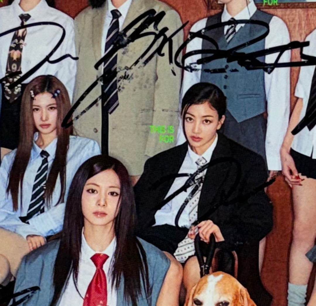 TWICE "THIS IS FOR" - Hand Autographed(Signed) Promo Album [25.12.15]