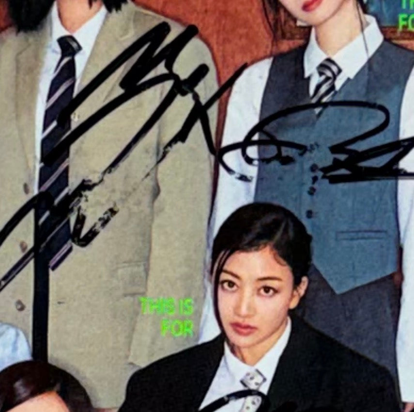 TWICE "THIS IS FOR" - Hand Autographed(Signed) Promo Album [25.12.15]