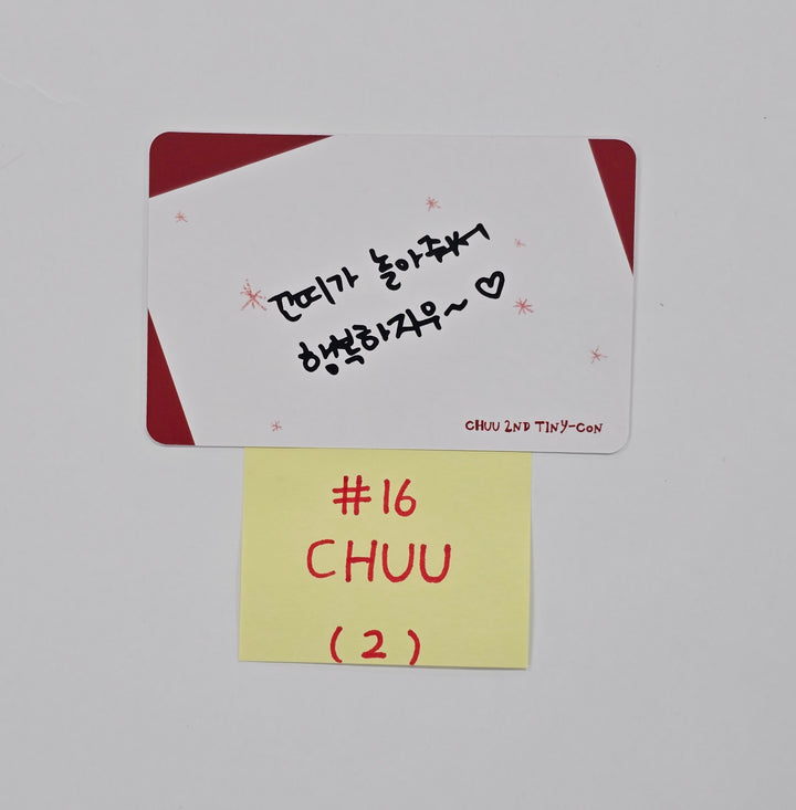Chuu - 2nd Tiny-Con "첫 눈이 오면 그때 거기서 만나" Trading Photocard [25.12.15]