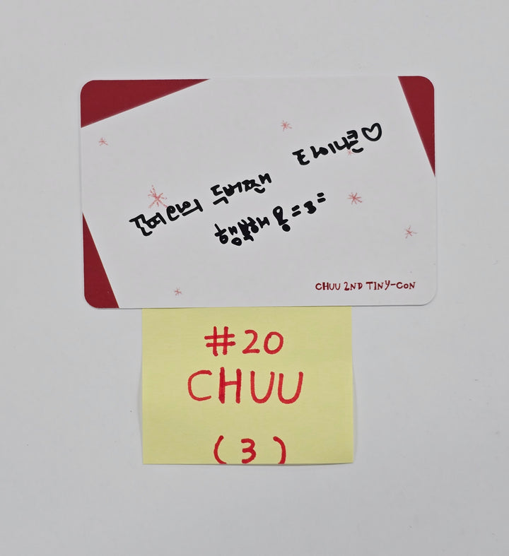 Chuu - 2nd Tiny-Con "첫 눈이 오면 그때 거기서 만나" Trading Photocard [25.12.15]