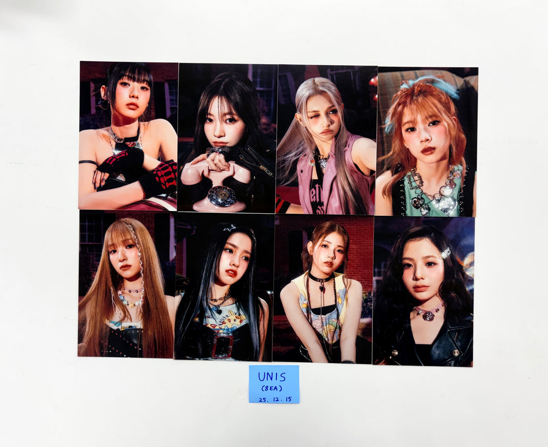 UNIS 'CURIOUS' - Hand Autographed(Signed) Postcard Set (8ea) [25.12.15]