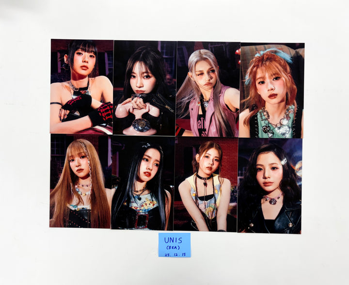 UNIS 'CURIOUS' - Hand Autographed(Signed) Postcard Set (8ea) [25.12.15]
