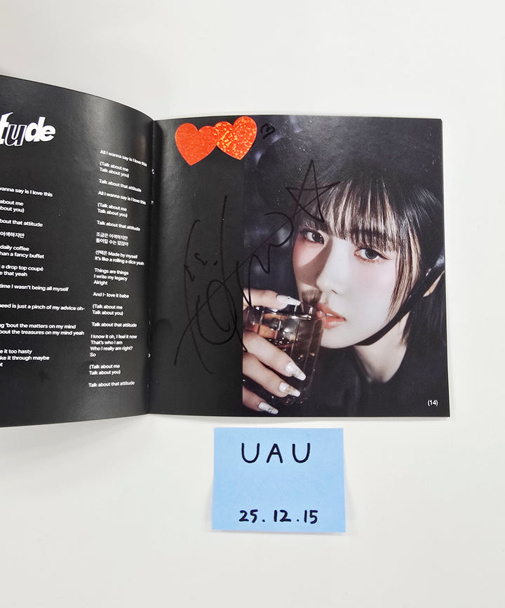 UAU "Playlist #You Are You" - Hand Autographed(Signed) Promo Album [25.12.15]