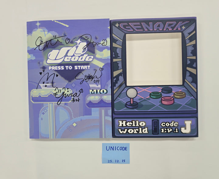 UNICODE "Hello World : Code J" - Hand Autographed(Signed) Album [25.12.15]