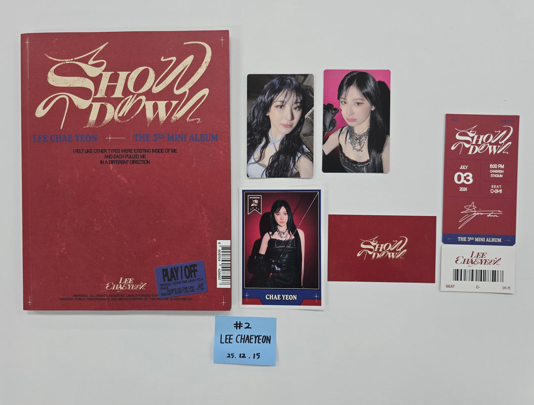 Leechaeyeon "SHOWDOWN" - Hand Autographed(Signed) Album [25.12.15]