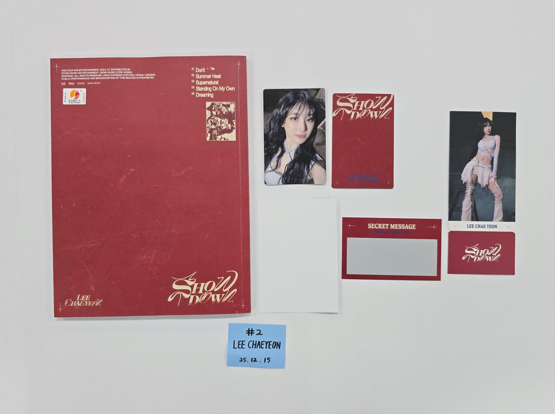 Leechaeyeon "SHOWDOWN" - Hand Autographed(Signed) Album [25.12.15]