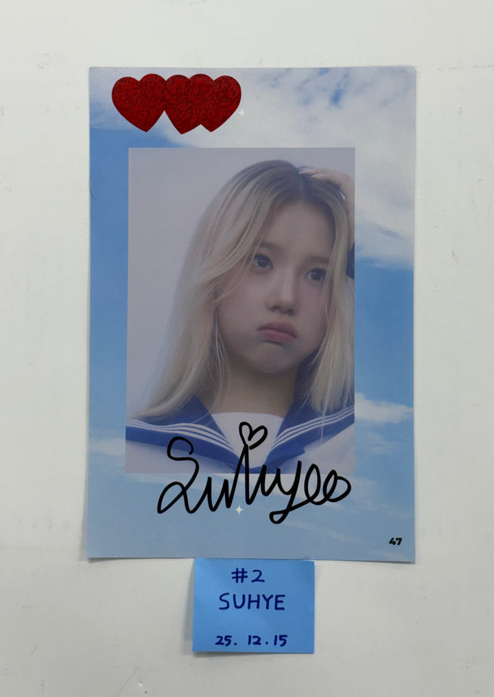 MADEIN “DEBUT EP: 상승” - A Cut Page From Fansign Event Album [25.12.15]