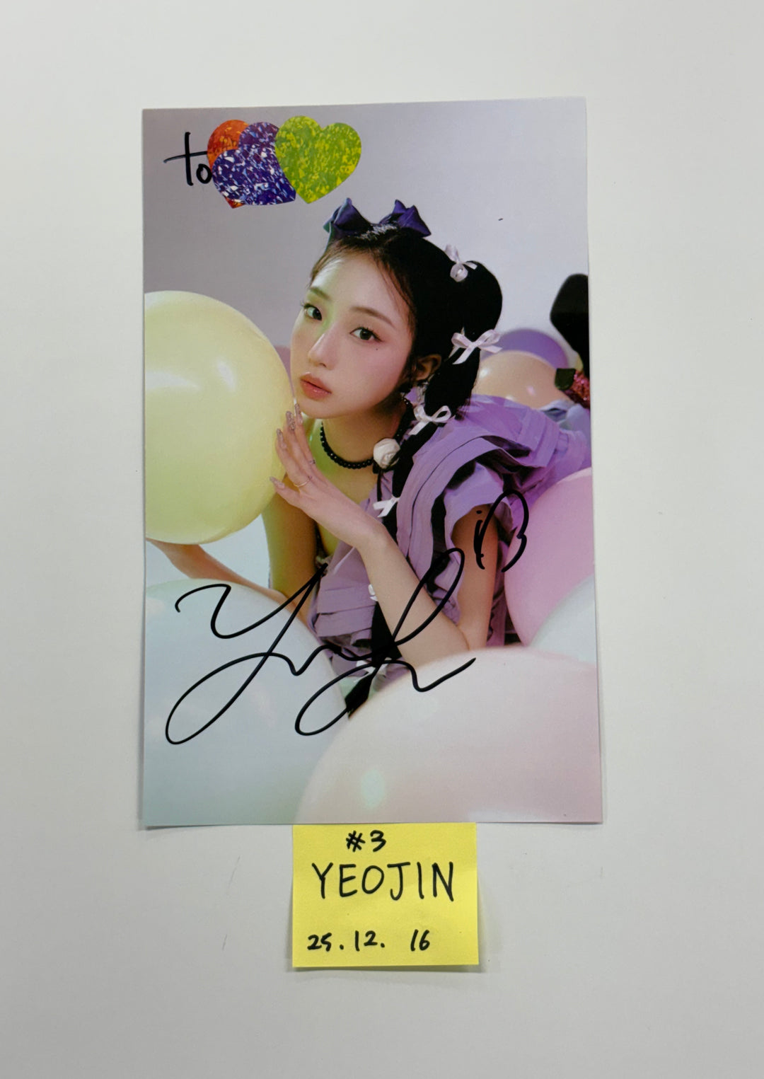 Loossemble "TTYL" - A Cut Page From Fansign Event Album [25.12.16]