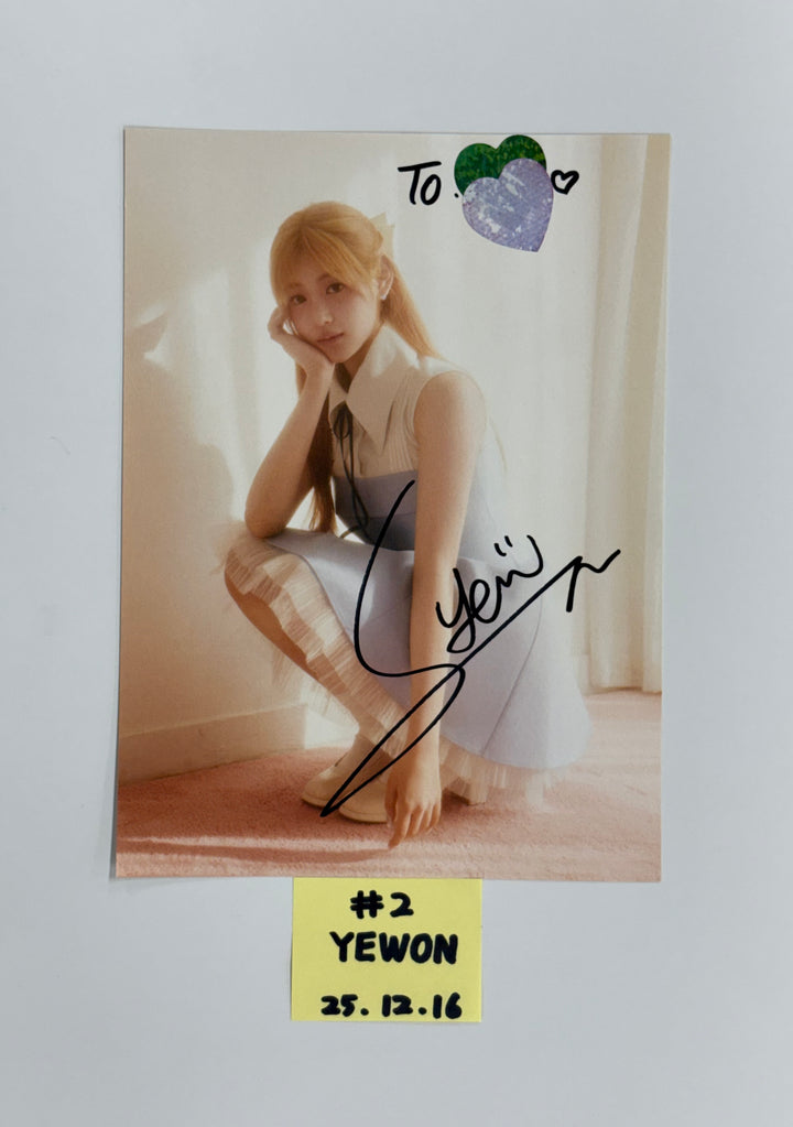 FIFTY FIFTY "Day & Night" - A Cut Page From Fansign Event Album [25.12.16]