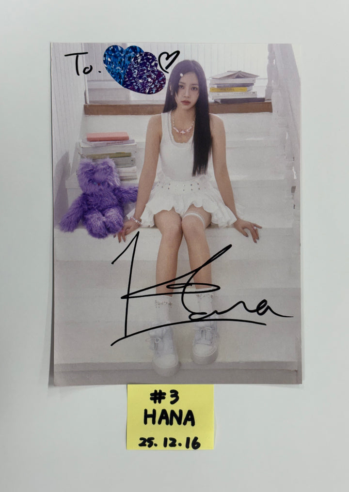 FIFTY FIFTY "Day & Night" - A Cut Page From Fansign Event Album [25.12.16]