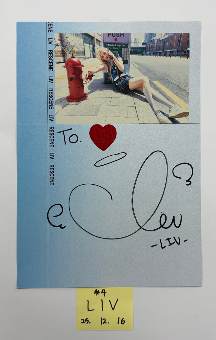 RESCENE  "SCENEDROME" - A Cut Page From Fansign Event Album [25.12.16]