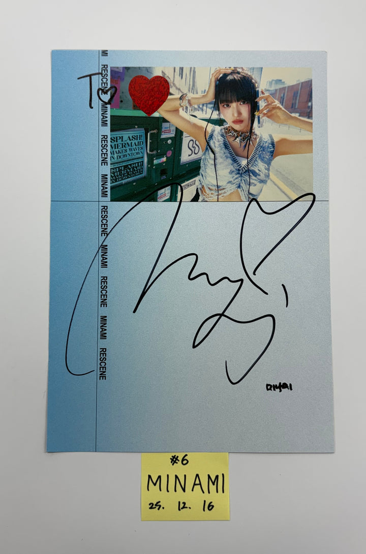 RESCENE  "SCENEDROME" - A Cut Page From Fansign Event Album [25.12.16]