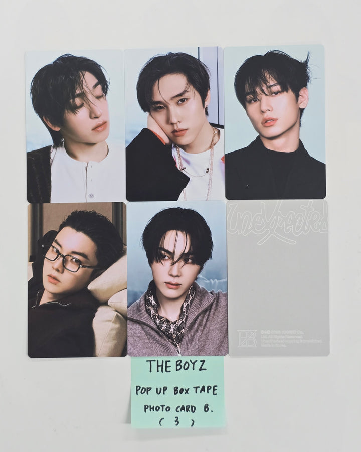 THE BOYZ "Unexpected" - Pop-Up Store Box Tape photocard B ver. [25.12.16]