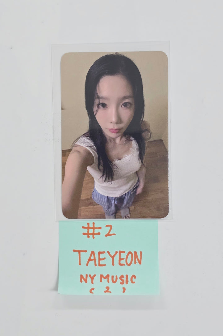 TAEYEON "Panorama" - NY Music Pre-Order Benefit Photocard (DIGIPACK Ver.) [25.12.16]