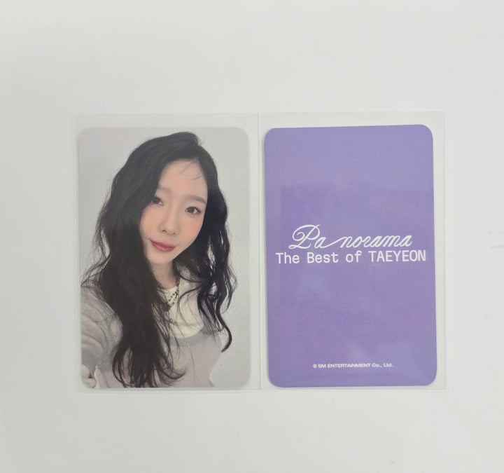 TAEYEON "Panorama" - NY Music Pre-Order Benefit Photocard (DIGIPACK Ver.) [25.12.16]