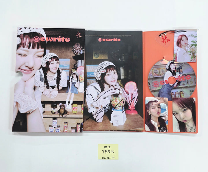 YERIN (of GFRIEND) "Rewrite" - Hand Autographed(Signed) Album [25.12.17]