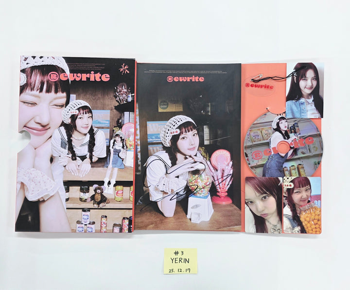 YERIN (of GFRIEND) "Rewrite" - Hand Autographed(Signed) Album [25.12.17]