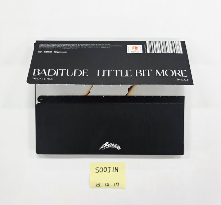 SOOJIN "BADITUDE " - Hand Autograhped(Signed) Album [25.12.17]