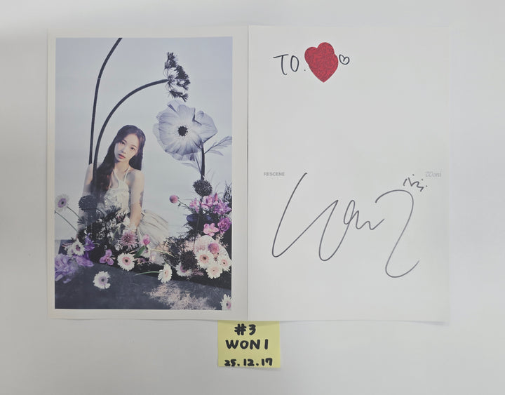 RESCENE "Re:Scene" - A Cut Page From Fansign Event Album [25.12.17]