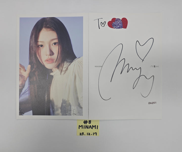 RESCENE "Re:Scene" - A Cut Page From Fansign Event Album [25.12.17]