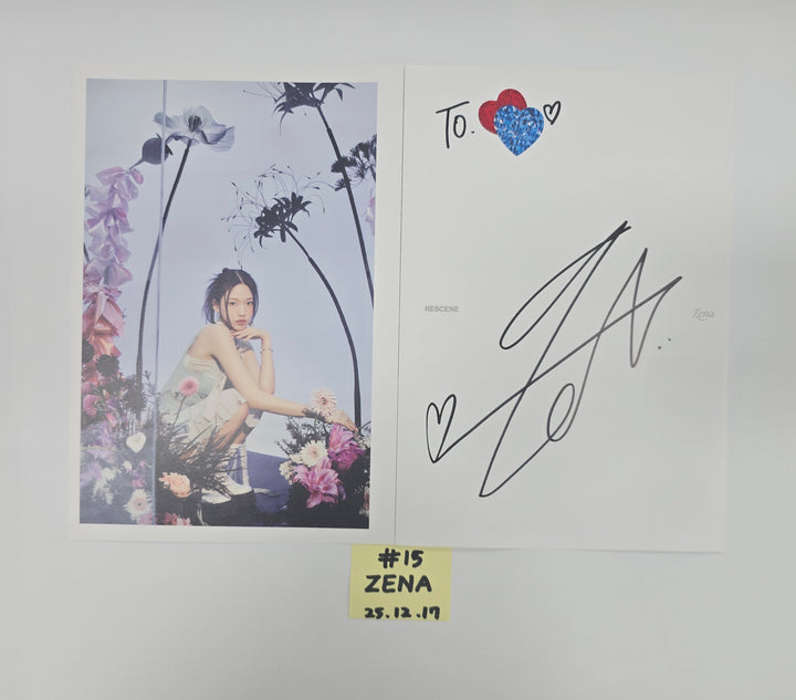 RESCENE "Re:Scene" - A Cut Page From Fansign Event Album [25.12.17]