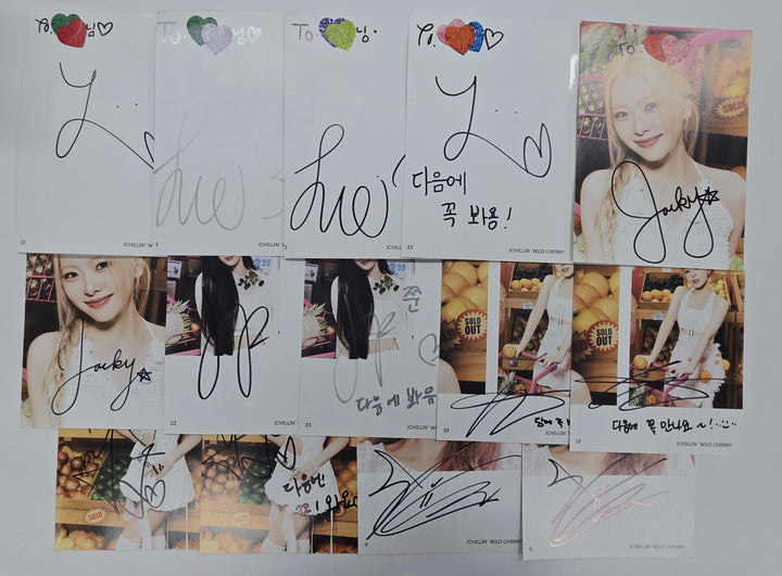 ICHILLIN "WILD CHERRY" - A Cut Page From Fansign Event Album [25.12.18]