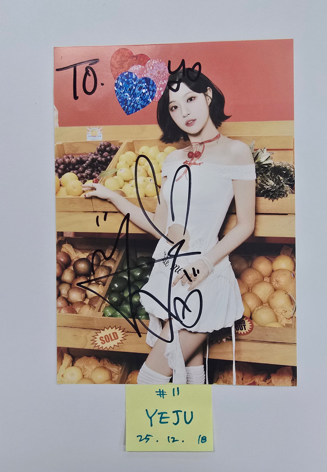 ICHILLIN "WILD CHERRY" - A Cut Page From Fansign Event Album [25.12.18]