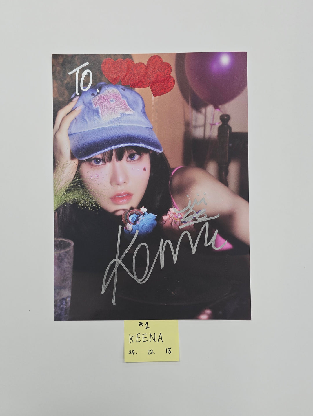 FIFTY FIFTY "Love Tune" - A Cut Page From Fansign Event Album [25.12.18]