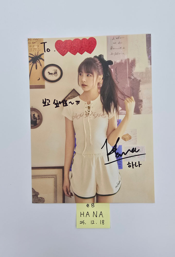 FIFTY FIFTY "Love Tune" - A Cut Page From Fansign Event Album [25.12.18]