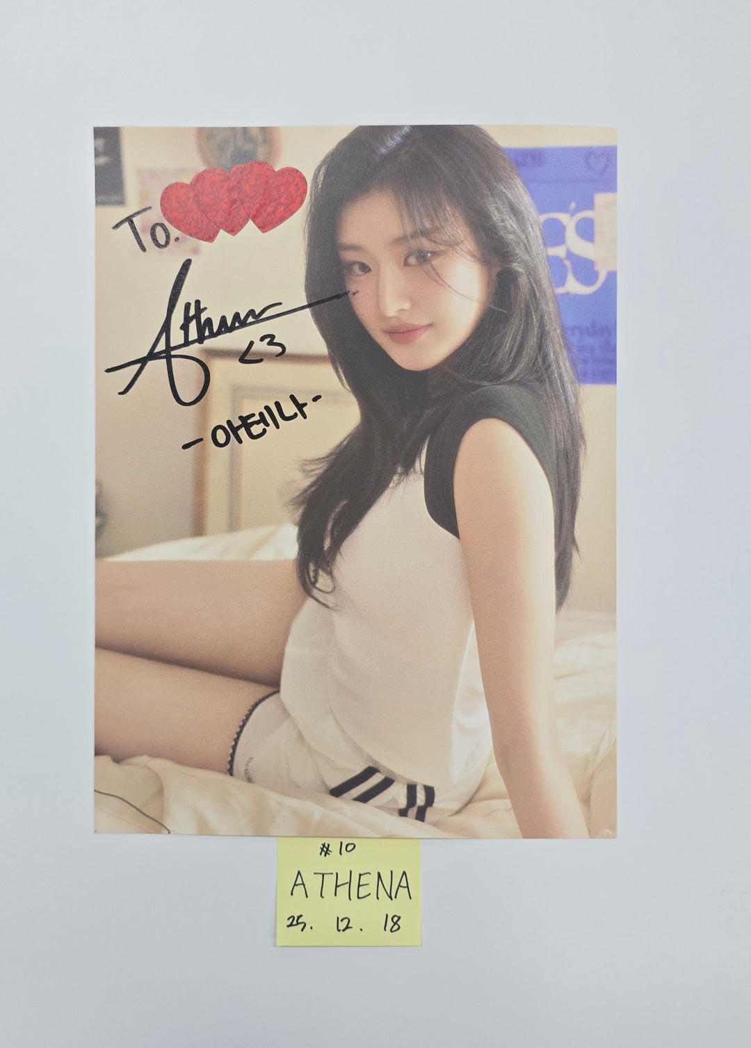 FIFTY FIFTY "Love Tune" - A Cut Page From Fansign Event Album [25.12.18]